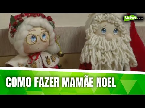Como fazer Mamãe Noel
