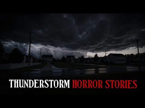10 True Terrifying Thunderstorm Horror Stories with Rain Sound | Mr. Skeleton