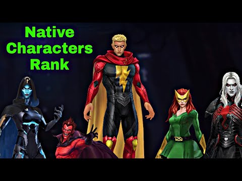 Top Native Characters Rank Guide - Marvel Future Fight