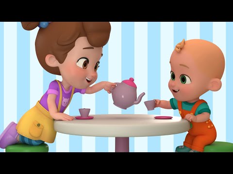 Çay Partisi Şarkısı - Zeynoş ile Bebiş Oyun Oynuyor - Çocuk Şarkıları