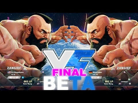 SFV Final Beta - Zangief Mirror / Zangief Vs. Ryu - 60fps ✔