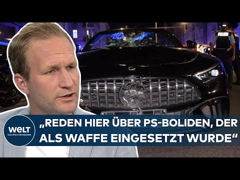 BERLIN: "PS-Bolide als Waffe!" Getunter Mercedes erfasst mit hoher Geschwindigkeit Fußgänger frontal