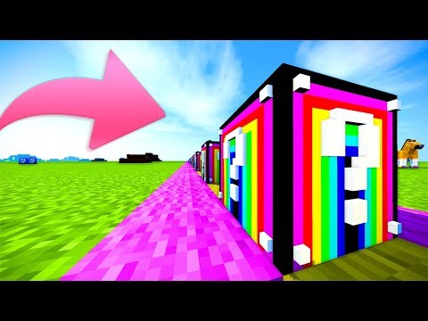 RENGARENK ŞANS BLOKLARI VS HEROBRİNE  - Minecraft