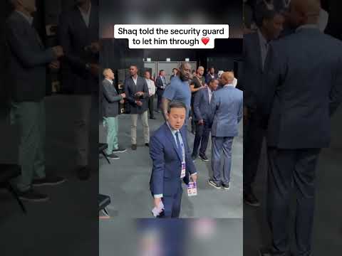 Respect to Shaq for this ❤️ (via yerkebulanamanzholov/IG) #shorts