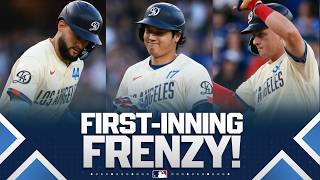 Shohei Ohtani and Andy Pages CRUSH home runs during a NINE-RUN 1ST INNING! ???? | MLB Highlights