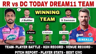 RR vs DC Dream11 Predication, Rajasthan vs Delhi, RR vs DC, RR vs DC dream11,Tata Ipl 2023
