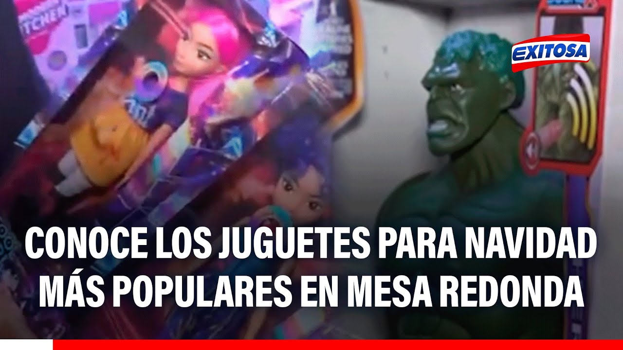 🔴🔵 Mesa Redonda: Juguetes se ofrecen desde los S/5 en el Jr. Andahuaylas a pocos días de la Navidad