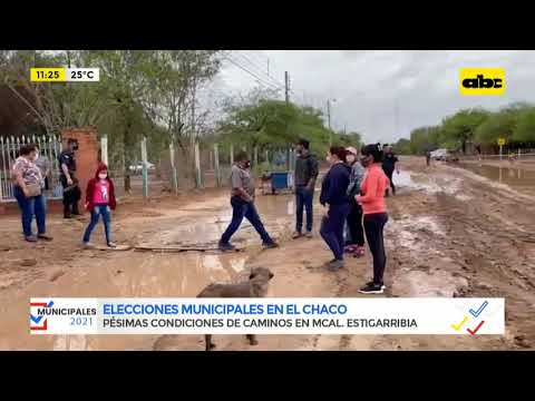 Pésimas condiciones de caminos en Mariscal Estigarribia, Chaco