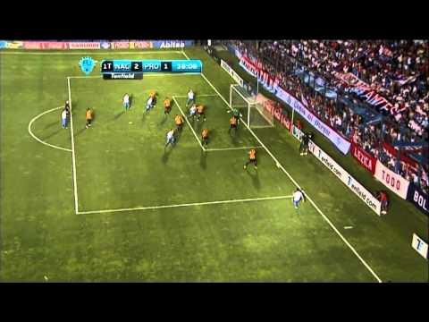 Andre Scotti scores SECOND header in Nacional win over Progreso in Uruguay