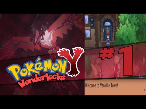 Let's Play Pokemon Y Wonderlocke Episode 1 -- NEW BEGINNINGS!!!