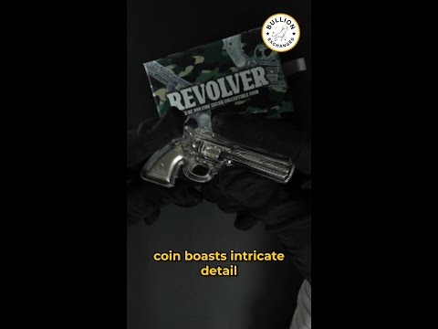 2-ounce Silver Revolver Gun Shaped Coin