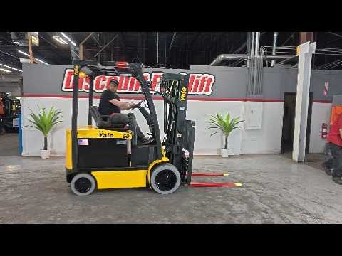 Used 2017 YALE ERC060VG 4-Wheel Sit down Electric Counterbalance Forklifts Colorado US | Discount Forklift #1516705