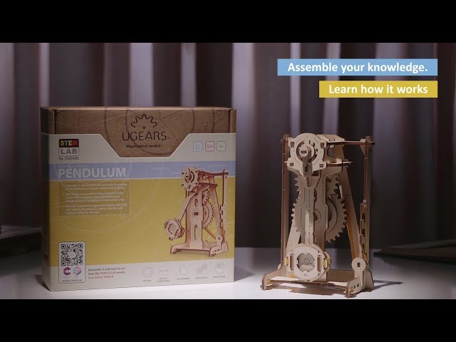 Video Teaser für The Pendulum: learn  how it works | Ugears STEM-lab series