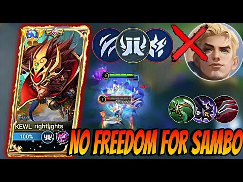 SUN HYPER VS FREDRINN HYPER | SUN BEST BUILD AND EMBLEM 2023 | BEST BUILD SUN JUNGLER | SUN MLBB