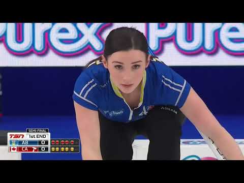 Semifinal - 2021 Scotties Tournament of Hearts - Walker (AB) vs. Einarson (CAN)