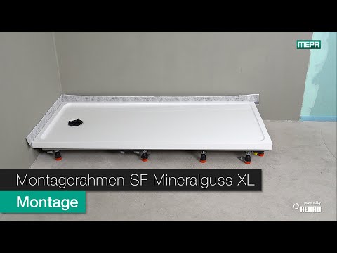 MEPA Montagerahmen SF Mineralguss XL - Montagevideo