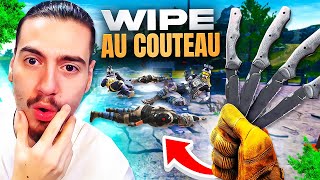 JE WIPE UNE TEAM SEULEMENT AU COUTEAU