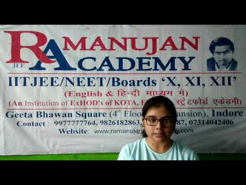 Ramanujan Academy Indore Video 1