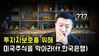 투자자보호를 위해 미국주식을 막아라(ft.환율대책)