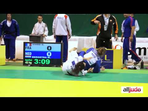 BERGSTRA Margriet (NED) - VIARD Gwenaelle (FRA) / European Cup Juniors Lyon 2013 / -63kg