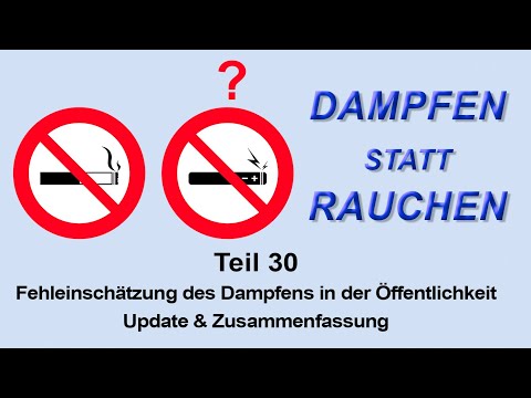 Dampfen statt Rauchen Teil 31: Update & Zusammenfassung