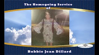 The Homegoing Service of Bobbie Jean Dillard