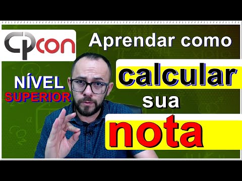 CPCON SUPERIOR -  como calcular as notas do concurso?