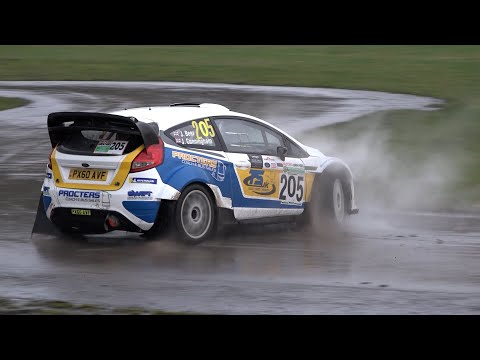 A very slippery Neil Howard Stages Rally 2025 @ Oulton Park