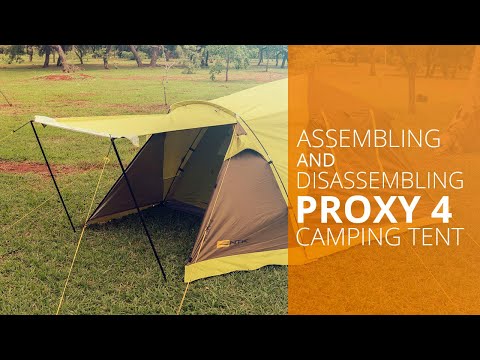 How to assemble and disassemble a Proxy 4 Camping Tent