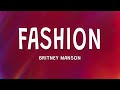 Britney Manson FASHION Lyrics