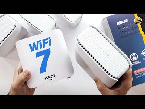 ASUS ZenWiFi BT8 (3-Pack) Tri-Band WiFi 7 Mesh, 14 Gbps, 8850 sq.ft, Dual 2.5G Ports, Security and Parental Controls Included, Smart Home Master SSIDs, 4G & 5G Mobile Tethering video review thumbnail