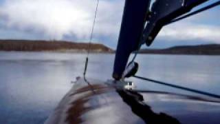 preview picture of video 'Ghost Lake Ice Sailing 3'