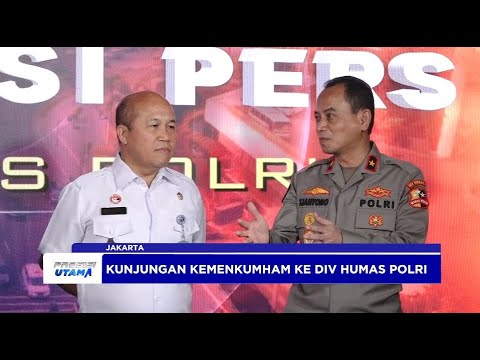 KEMENKUMHAM APRESIASI TATA KELOLA KEHUMASAN DIV HUMAS POLRI