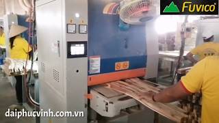 Fuvico. MÁY CHÀ NHÁM THÙNG 2 Trục 6 Tấc công nghệ cảm ứng