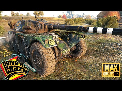 EBR 105: WILD ACTION ON WHEELS - World of Tanks