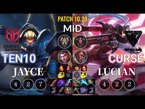 SB Ten10 Jayce vs OMG Curse Lucian Mid - KR Patch 10.23