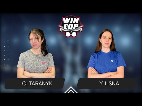 12:00 Olena Taranyk - Yaroslava Lisna 27.03.2025 WINCUP Women Season Final Professional. TABLE 1