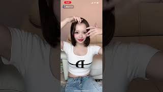 キャバ嬢　巨乳　tiktokライブ　かわいい