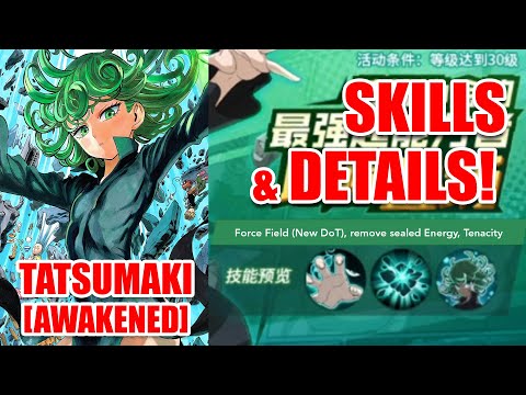TATSUMAKI (AWAKENED) Skills & Details! ABSOLUTELY BROKEN! [One Punch Man: THE STRONGEST]