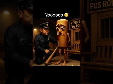 Noo Not tung tung sahur in prison😢 la policia😢