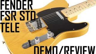 Video thumbnail for Fender FSR Standard Ash Telecaster Demo HD by Jesse Fildes