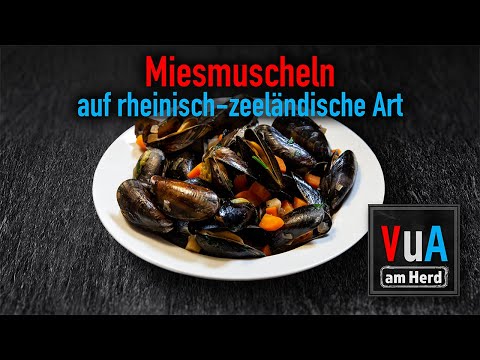 Miesmuscheln - Verkocht und Abgedreht am Herd