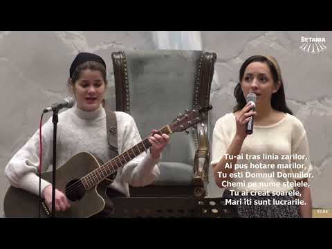 Grup de laudă și închinare -"Ce mare ești și ce mari minuni faci Tu!"