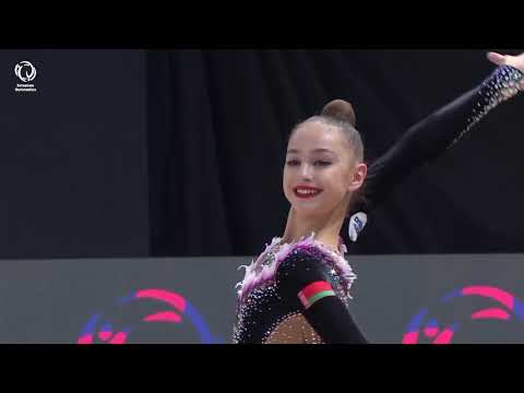 Dina AGISHEVA (BLR) - 2020 junior European Champion, rope