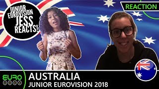 AUSTRALIA: Jael - &#39;Champion&#39; (REACTION) | Junior Eurovision 2018