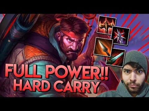 ULLR MID FULL POWER + HARD CARRY! - Master Ranked Conquista - Smite BR