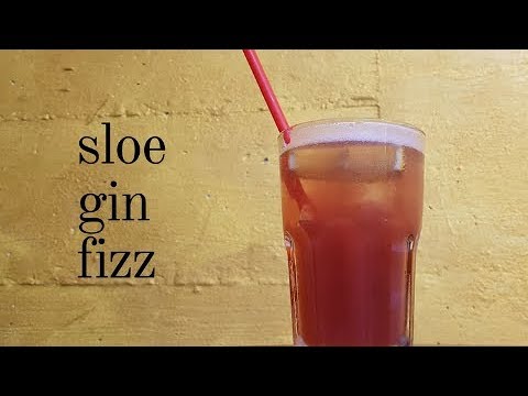 SLOE GIN FIZZ COCKTAIL Recipe