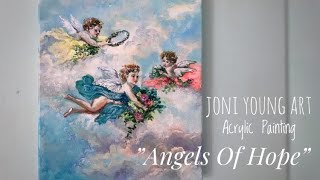 “Angels Of Hope” ACRYLIC PAINTING | STEP by STEP TUTORIAL | How To Paint Cherubs &amp; Angels