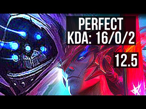 JAX vs YONE (TOP) | 16/0/2, Quadra, Legendary, 6 solo kills, 1.2M mastery | BR Master | 12.5