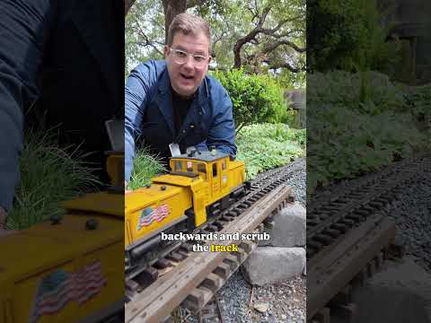 What’s the best way to clean the track in my garden railroad? 🚂 🧼
